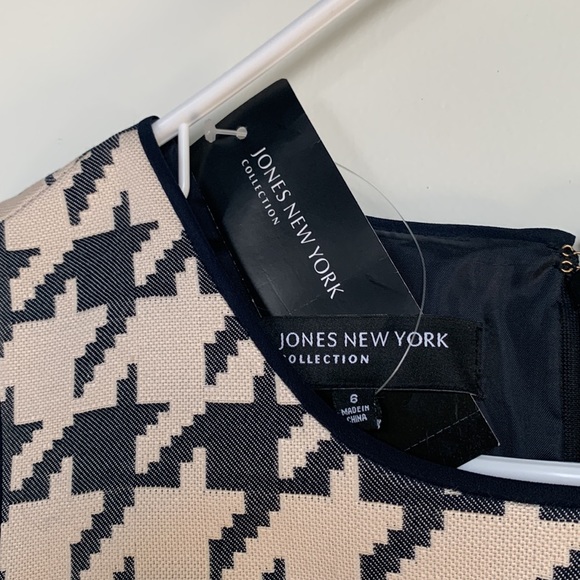 Jones New York Collection Houndstooth Dress - Picture 2 of 2
